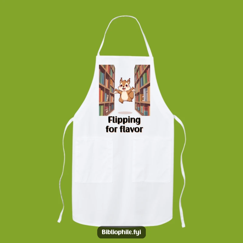 Funny Energetic Squirrel Apron: Hilarious Kitchen Wear for Lively Cooks
