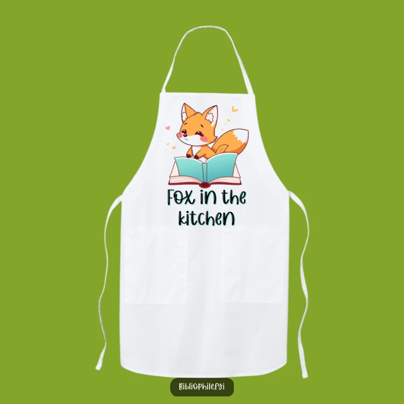 Funny Fox Apron: Playful Fox Chef's Bib, Hilarious Reader Gift