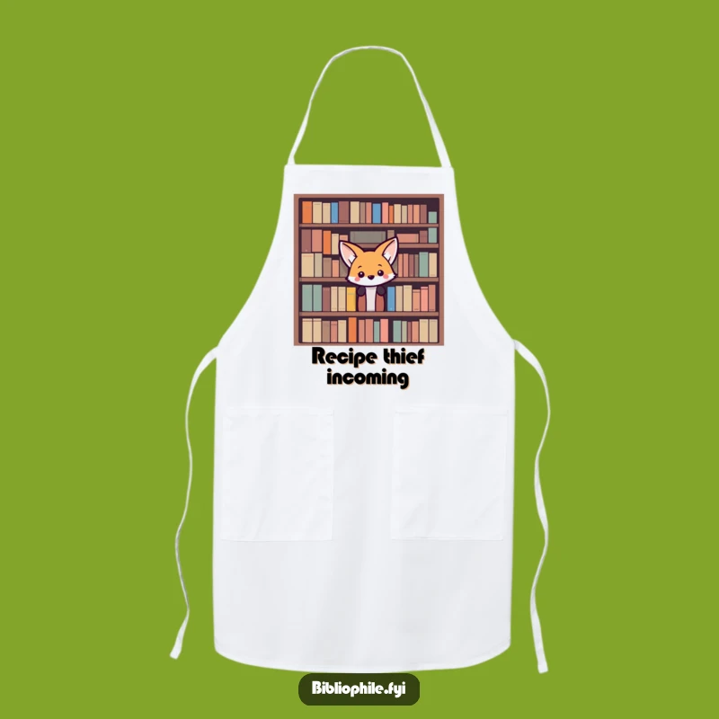 Funny Fox Chef Apron: Curious Baker/Cook, Hilarious Funny Gift for Kitchen