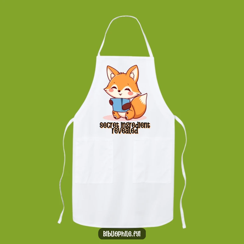 Funny Fox Pop-Up Discovery Apron: Hilarious Kitchen Wear for Playful Cooks