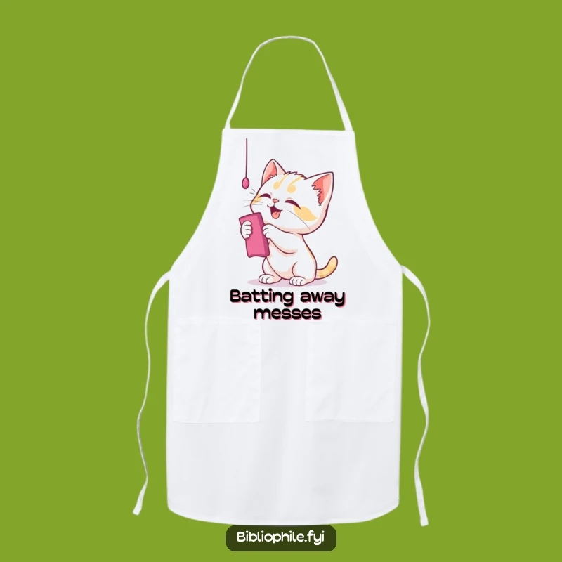 Funny Kitten Chef Apron - Playful Kitchen Fun