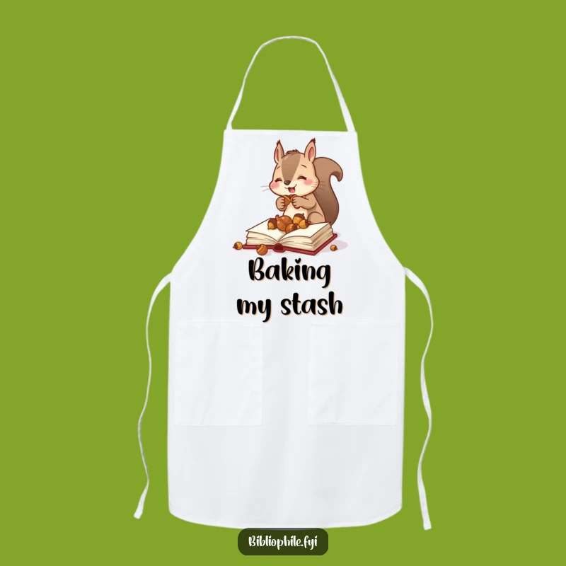 Funny Squirrel Baker Apron: Cook with Preparedness and Humor
