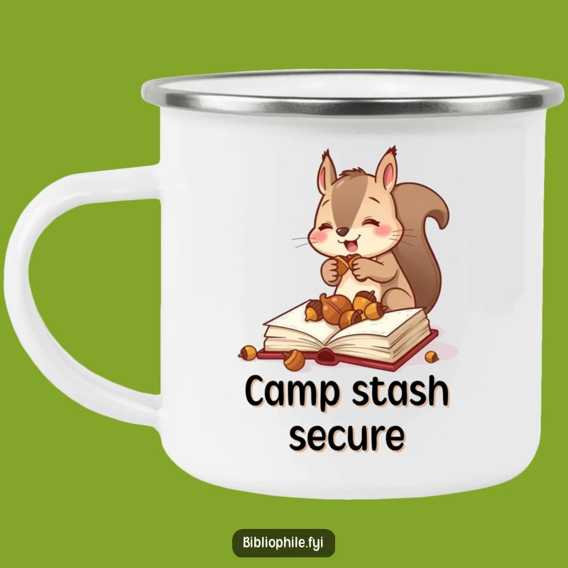 Funny Squirrel Camp Stash Mug: Your Prepared Companion Outdoors