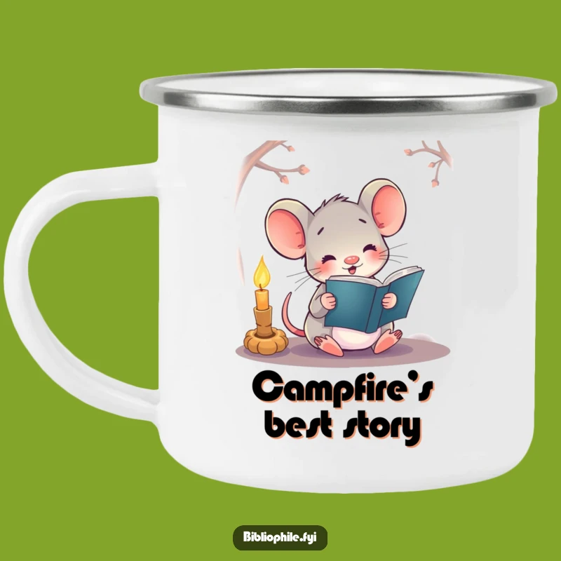 Funny Mouse Camping Mug, a Hilarious Companion for Outdoor Reading Adventures