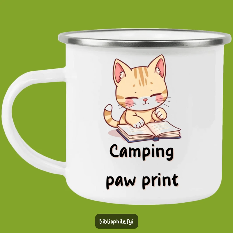 Funny Cat Adventure Mug - Diligent Reader Camp Companion