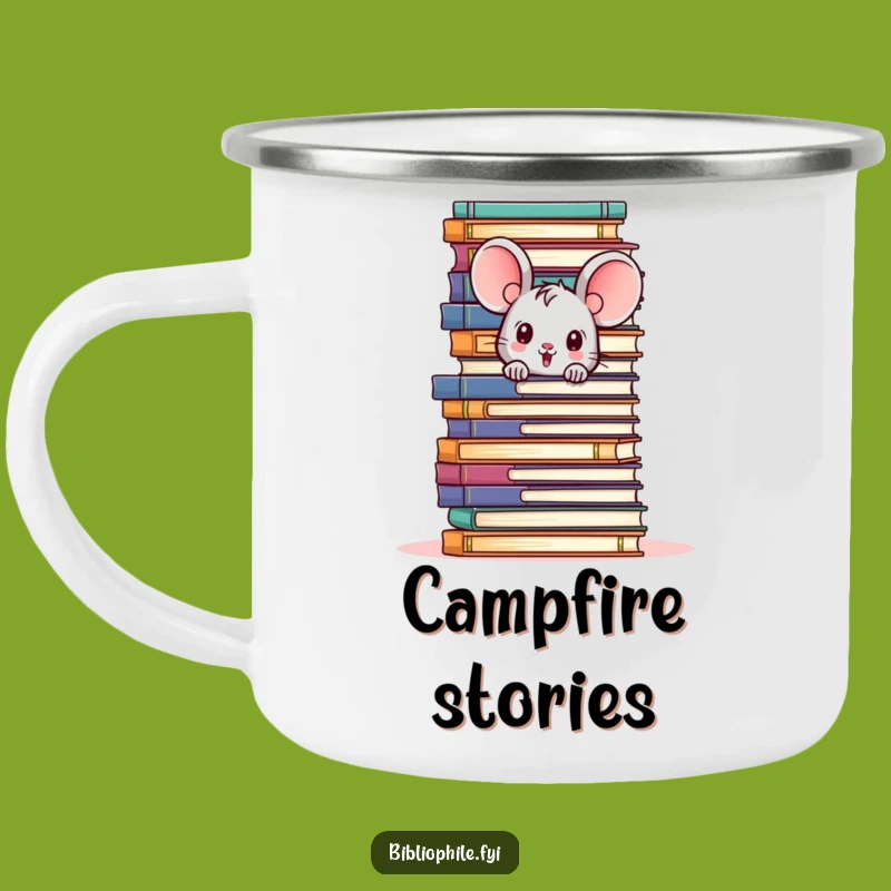 Funny Mouse Adventure Mug - Hidden Reader Camp Companion