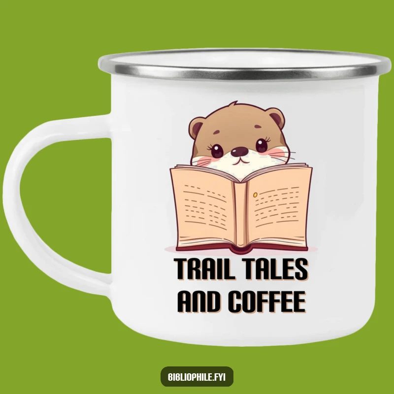Funny Otter Camping Mug: Novel Peek Adventure, Durable and Hilarious Outdoor Brew Cup