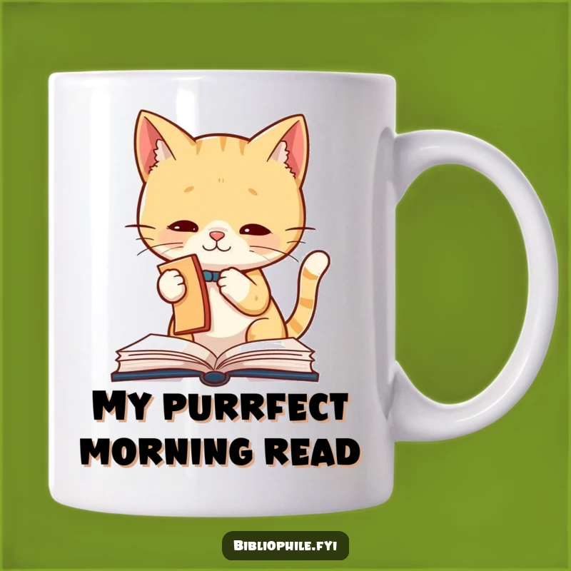 Funny Cat Bookmark Bandit Mug: A Purrfectly Hilarious Reading Companion Gift