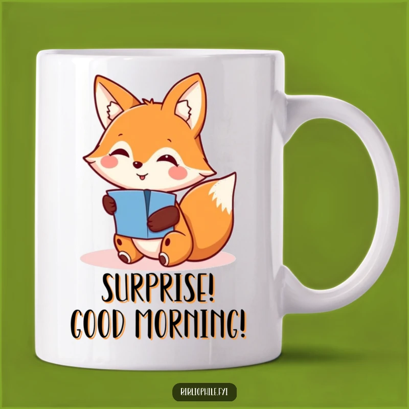 Funny Fox Discovering Pop-Up Mug: A Delightful and Humorous Gift for Curious Minds