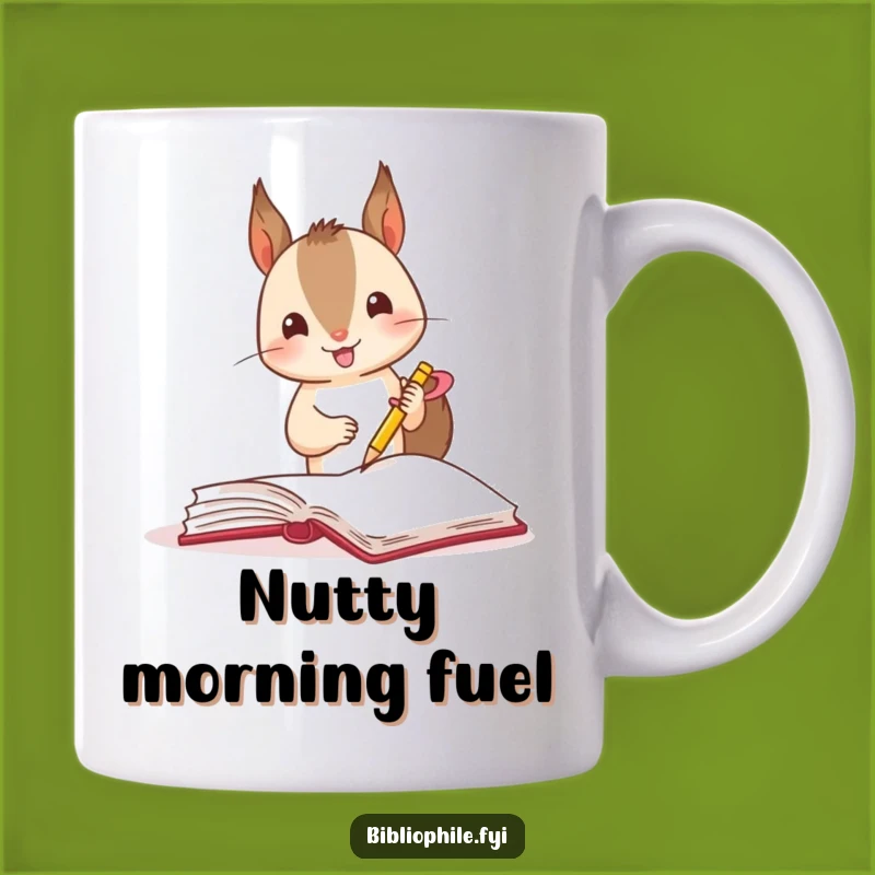 Funny Squirrel Bookmark Mug: A Whimsical Gift for Avid Readers