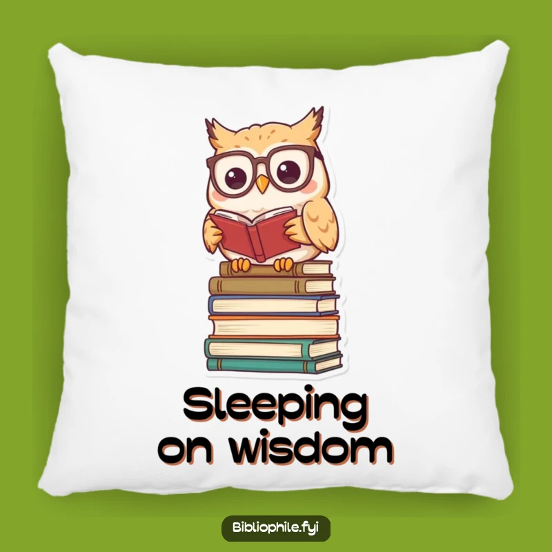 Funny Kawaii Owl Book Pillow: Comfort for the Wise