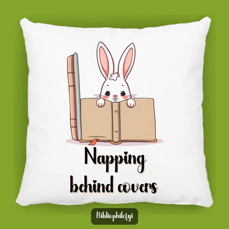 Funny Mischievous Rabbit Pillow: Cozy Comfort for the Playfully Secretive
