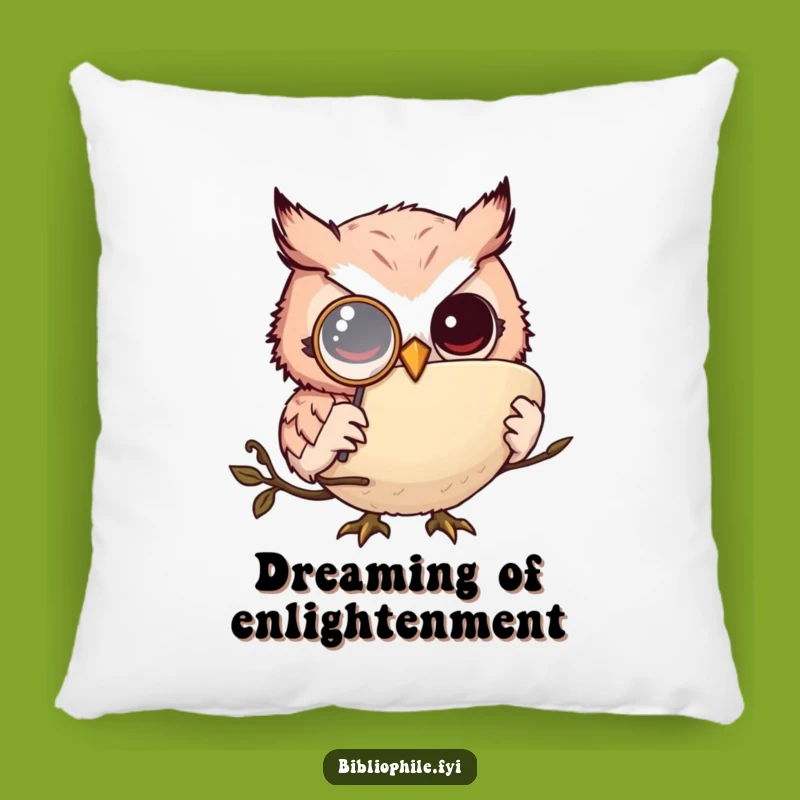 Funny Owl Monkler Pillow - Comfy and Hilarious Accent for Book Nooks