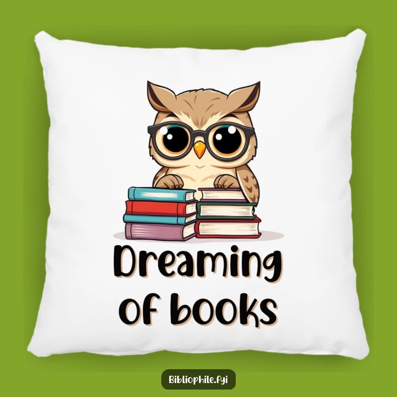 Funny Owl Reading Pillow: Cozy Comfort and Laughs for Book Lovers