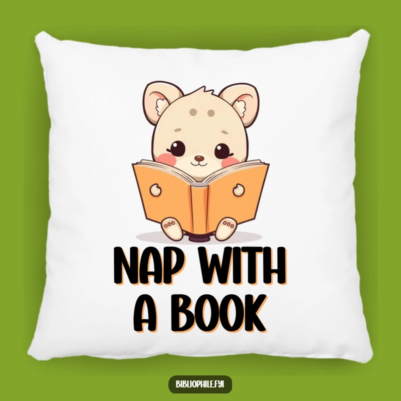 Funny Animal Reading Pillow - Cozy Comfort for Happy Dreamers