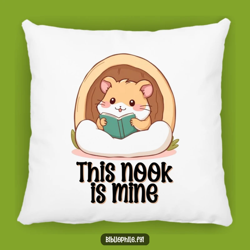 Funny Hamster Reading Pillow: Ultimate Comfort for Bookworms