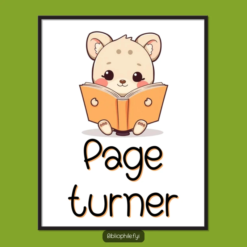 Funny Animal Reading Digital Art - Instant Joy for Your Walls