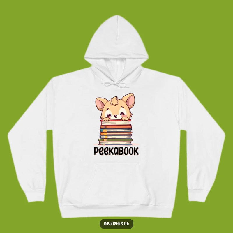 Funny Animal Curious Books Hoodie - Cozy Comfort for Inquisitive Minds