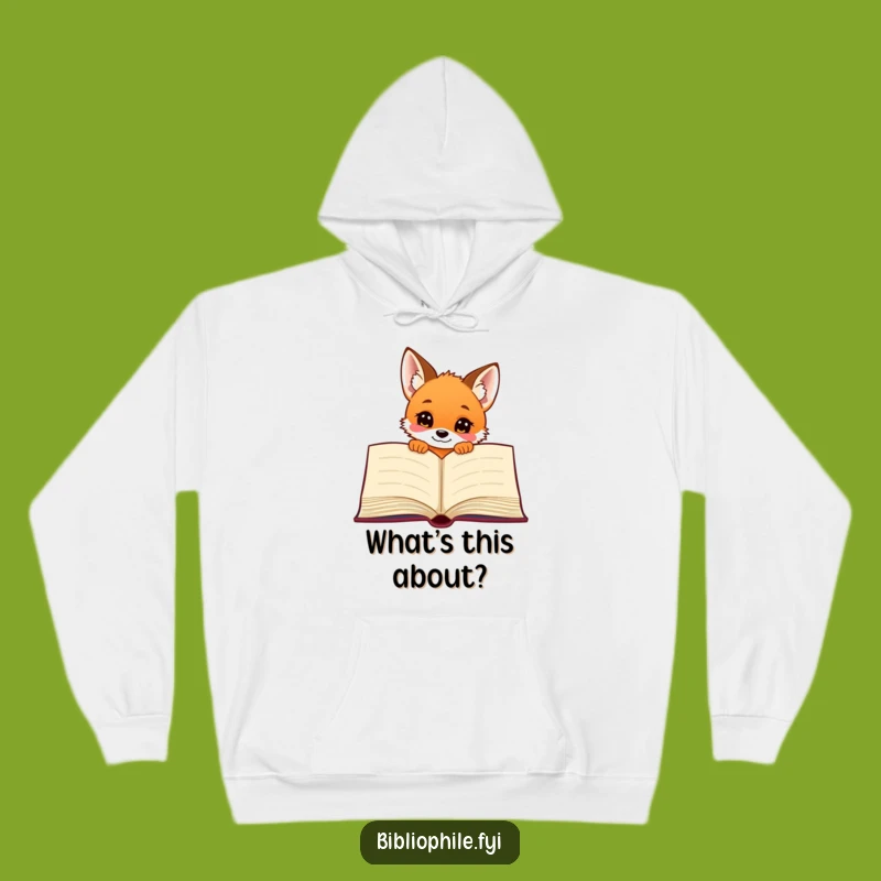 Funny Fox Puppy Hoodie: Cozy Up with a Book and a Giggle