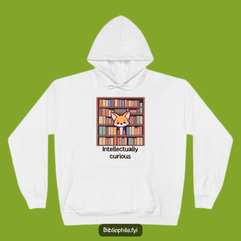 Cozy Funny Fox Hoodie: Curious Reader Sweatshirt, The Ultimate Funny Gift