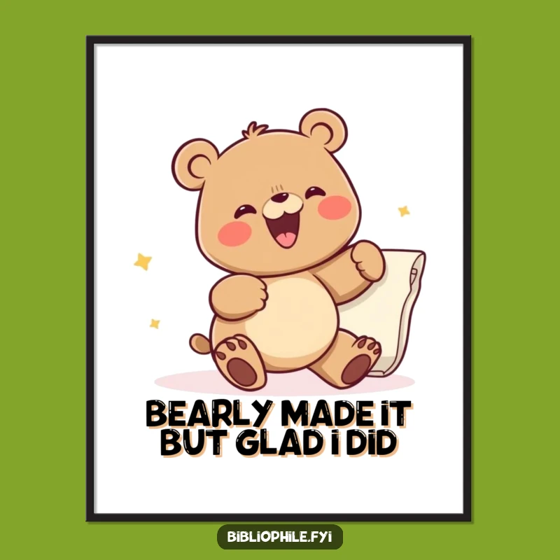 Free Printable Bear Wall Art: Funny Downloadable Decor for Your Home