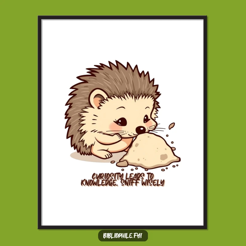 Free Printable Hedgehog Wall Art: Whimsical Downloadable Decor for Cozy Spaces