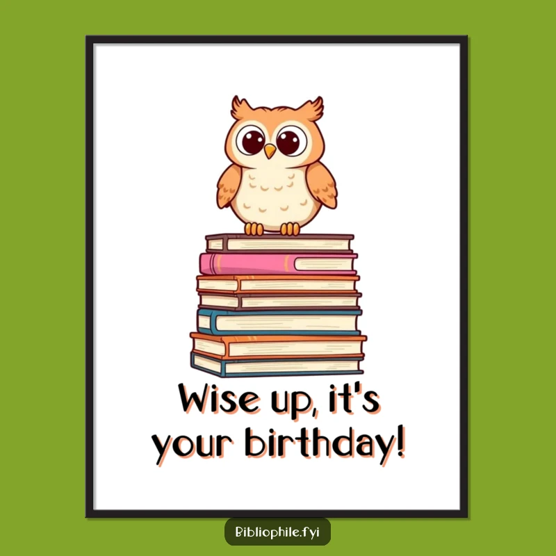 Free Printable Owl Wall Art - Wise & Whimsical Study Decor - Downloadable Art for Book Lovers