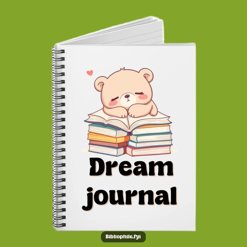 Funny Bear Nap Time Notebook: Jot Down Your Dreamy Thoughts
