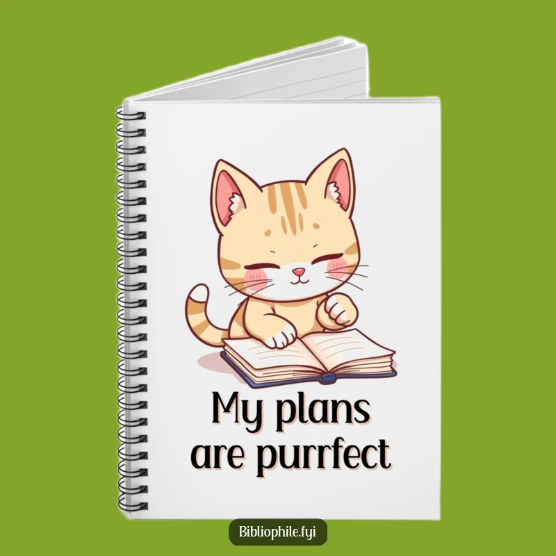 Funny Cat Journal - Diligent Reader's Notebook