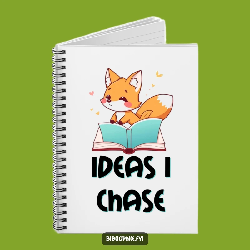 Funny Fox Notebook: Playful Fox Bookmark Journal, Hilarious Reader Gift