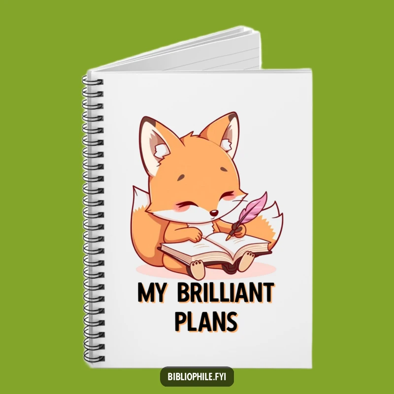 Funny Kawaii Fox Journal Notebook: Spark Your Creativity