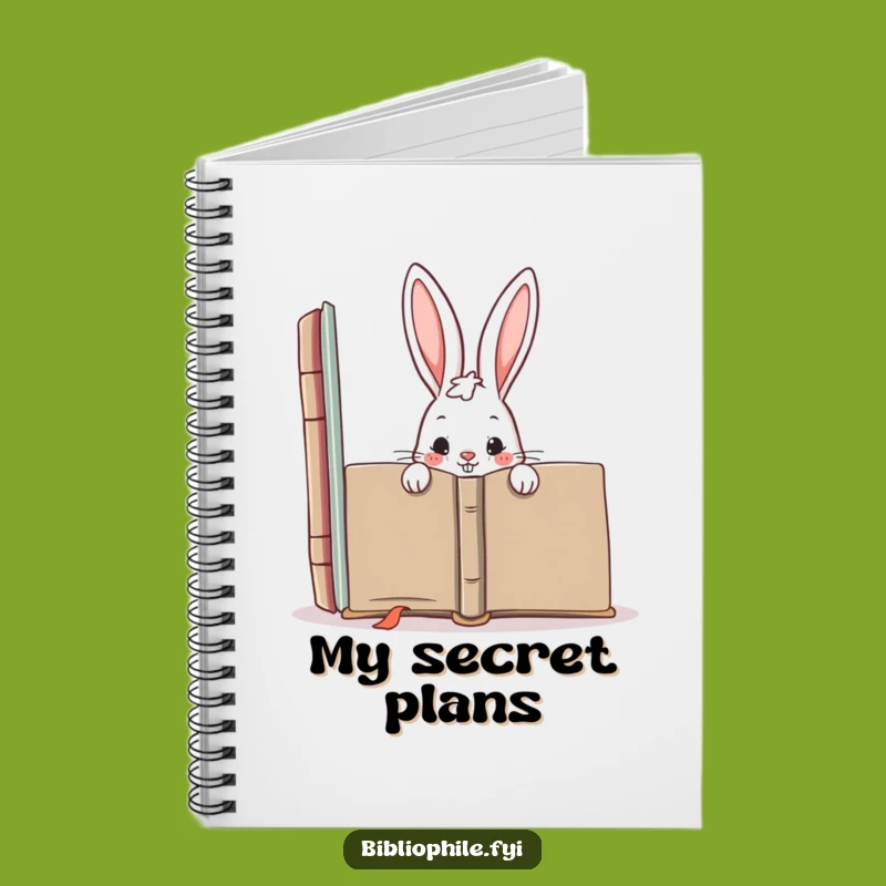 Funny Mischievous Rabbit Notebook: Humorous Journal for Secret Keepers
