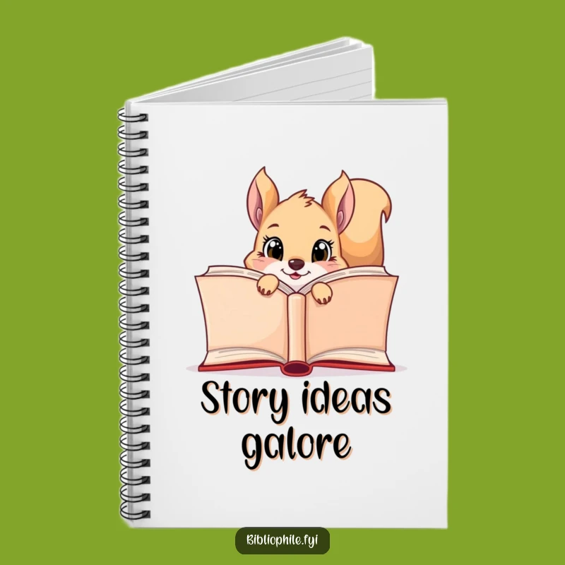 Funny Squirrel Reader Notebook: Curious Squirrel Book Journal, Perfect Funny Gift for Writers