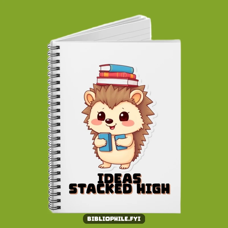 Funny Hedgehog Notebook, a Hilarious Journal for Smart Ideas