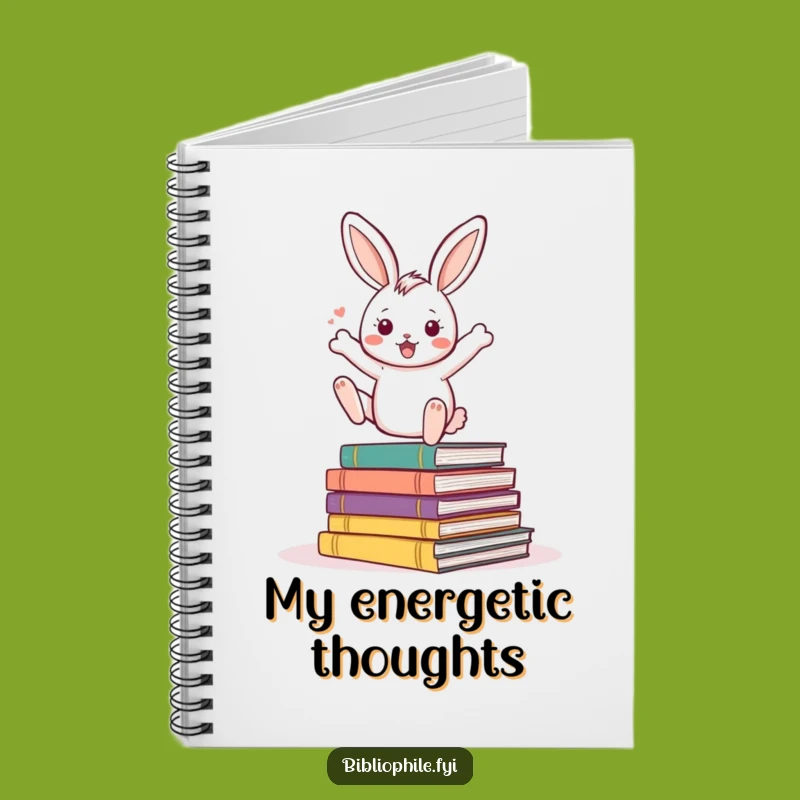 Funny Rabbit Notebook: Bouncing Rabbit Storybooks Journal, Hilarious Reader Gift