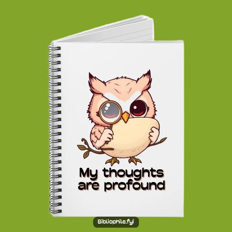 Funny Owl Monkler Notebook - Witty Journal for Smart Ideas and Funny Notes