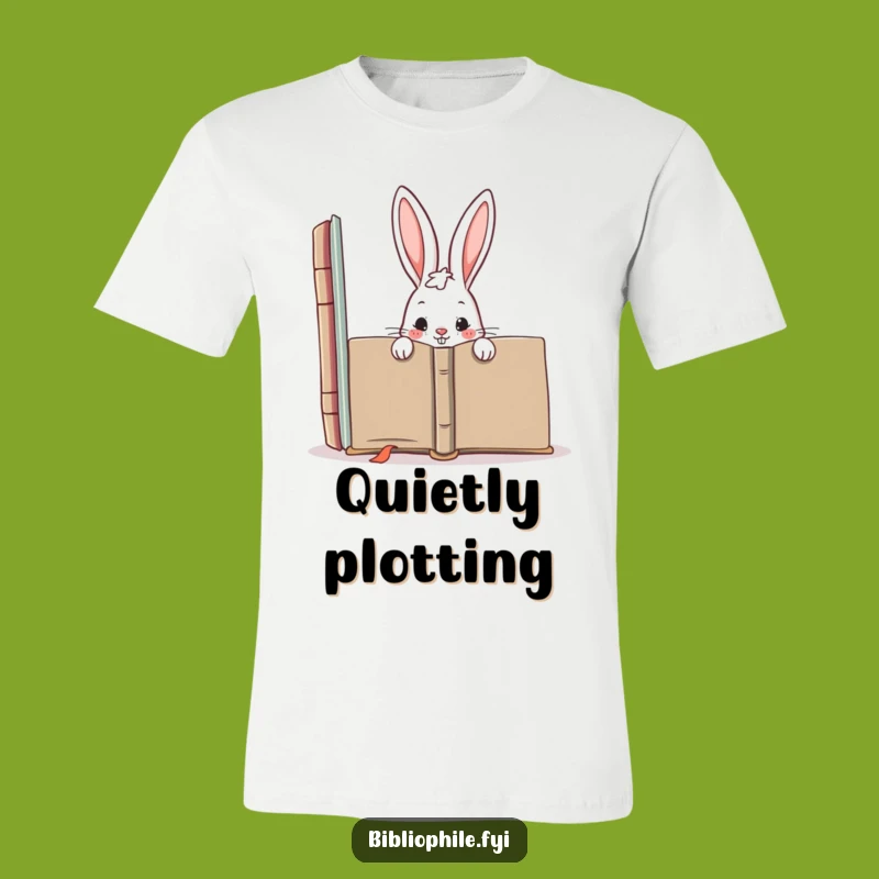 Funny Mischievous Rabbit T-Shirt: Wearable Humor for the Playfully Secretive