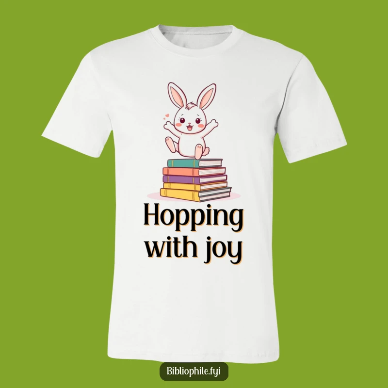 Funny Rabbit Shirt: Bouncing Rabbit Storybooks Tee, Hilarious Reader Gift