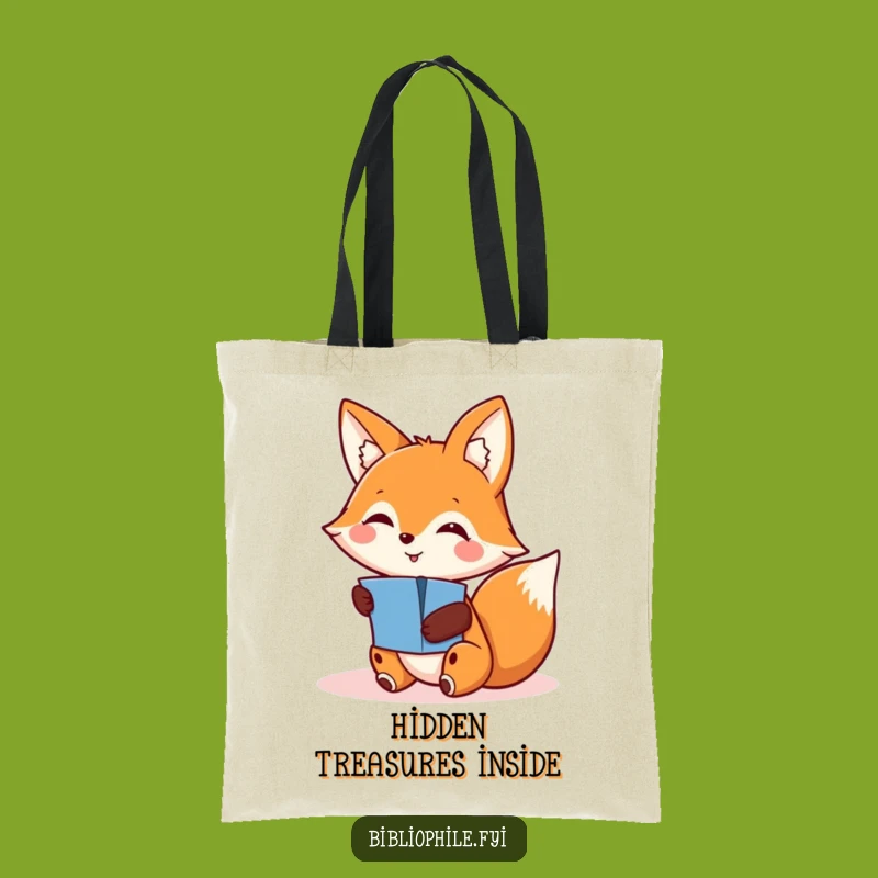 Funny Fox Pop-Up Discovery Tote Bag: Carry Your Surprises in Style